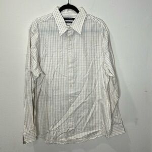 John Henry Men’s Long Sleeve Button Down Shirt